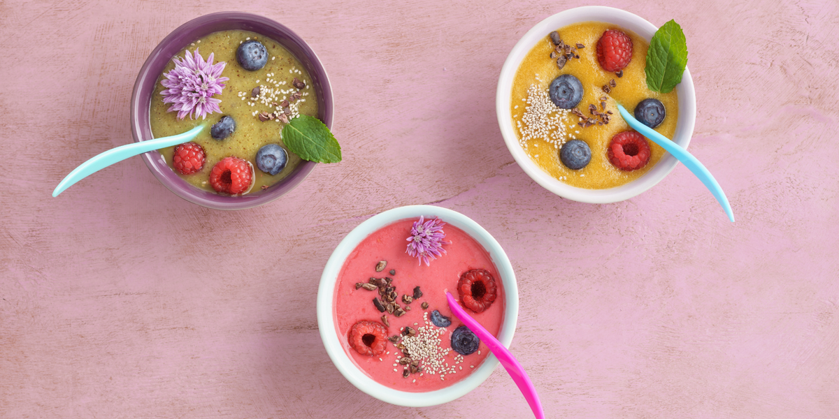 Mango Berry Smoothie Bowls