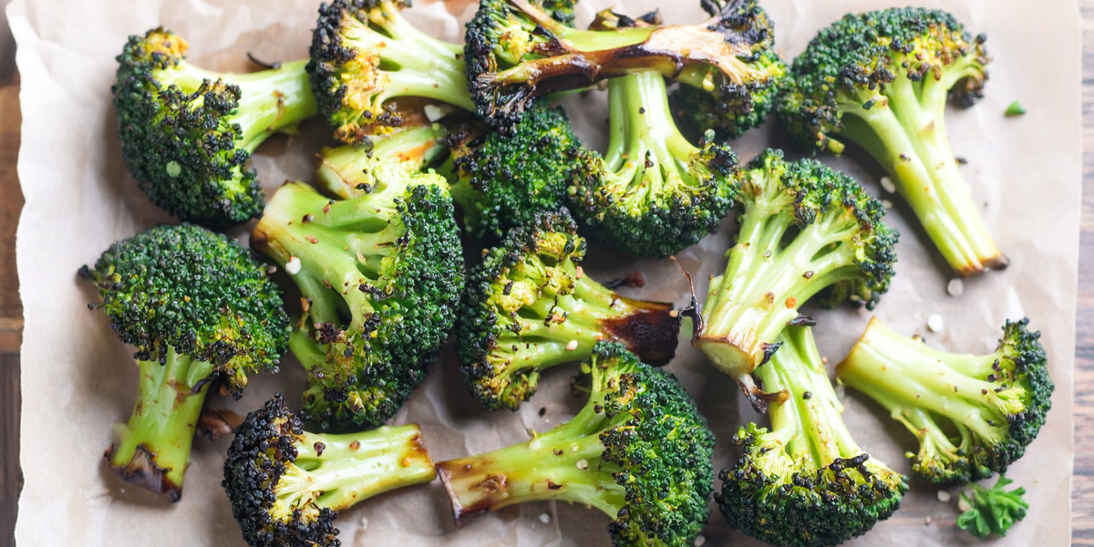 Simple Roasted Frozen Broccoli Florets