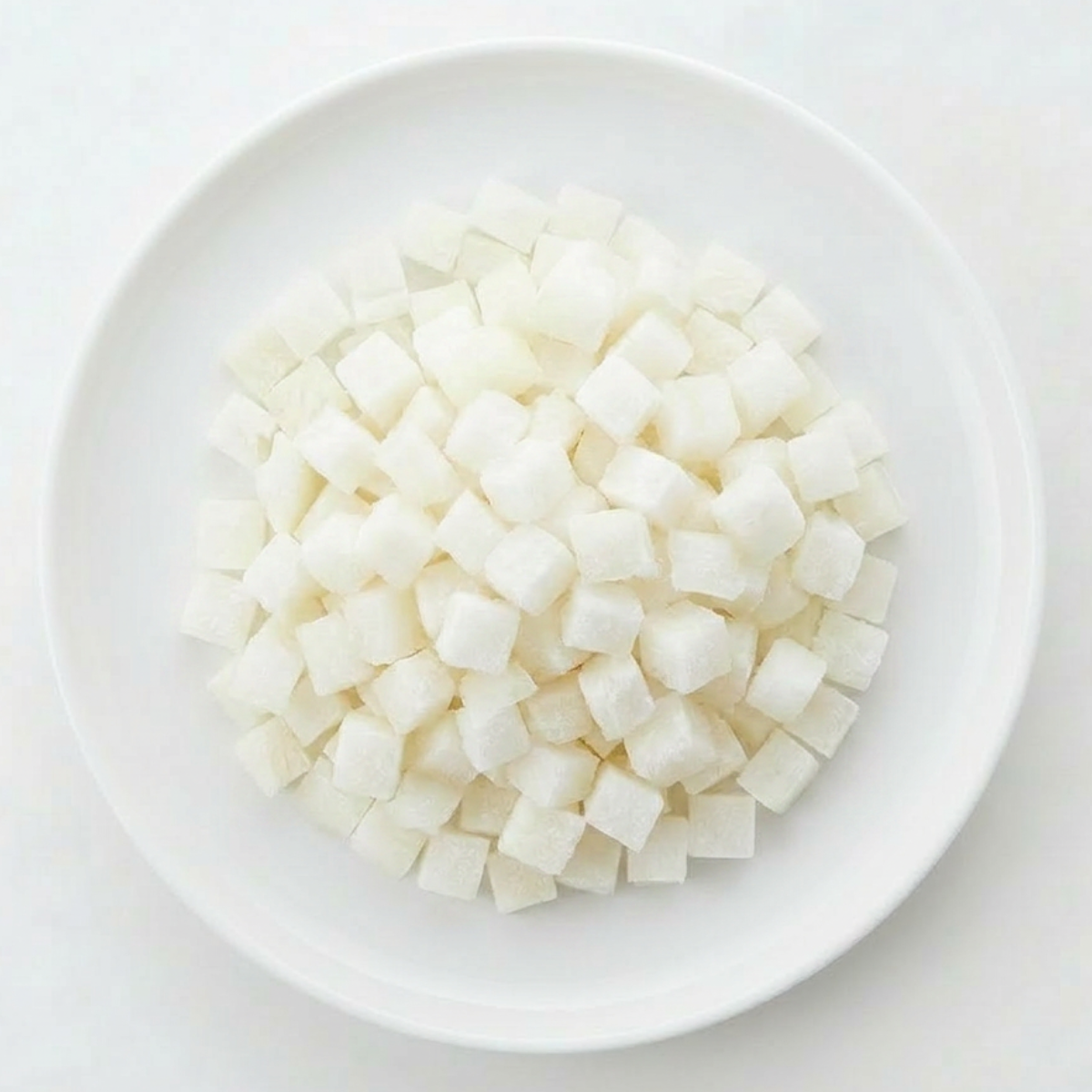 Onion White Unblanched Diced