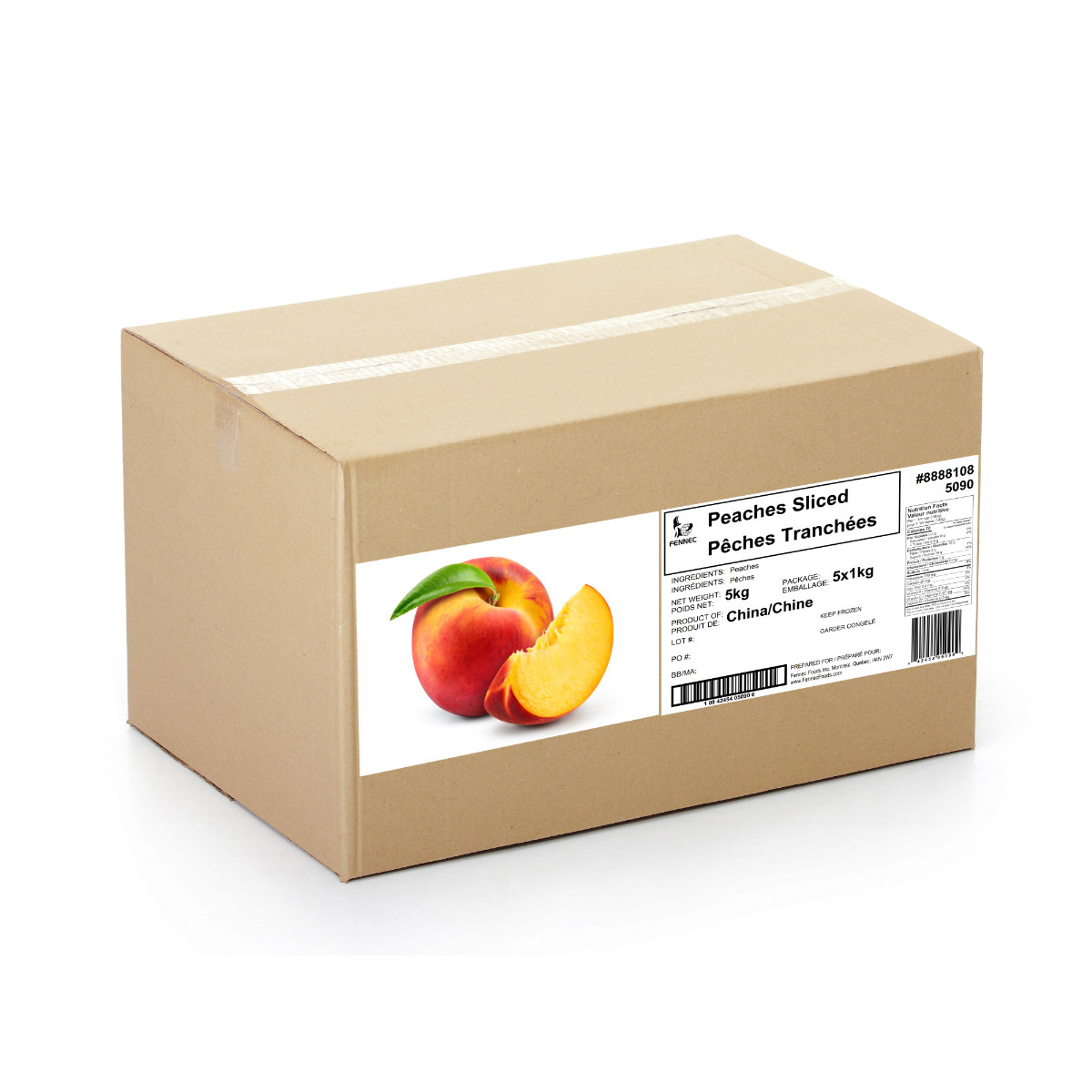 Peaches Sliced